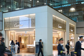 신세계면세점, 인천공항 ‘까르띠에 부티크’ 샴페인 골드로 리뉴얼