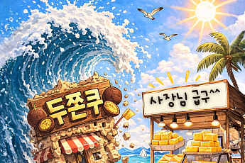 [AI 코인패밀리 만평] 유행은 모래성