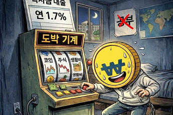 [AI 코인패밀리 만평] 청춘 레버리지