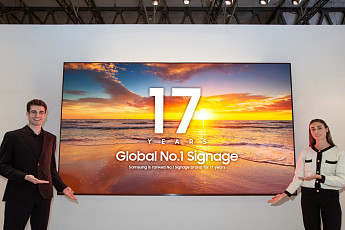 삼성전자, 상업용 디스플레이 17년 연속 1위…점유율 35.2%