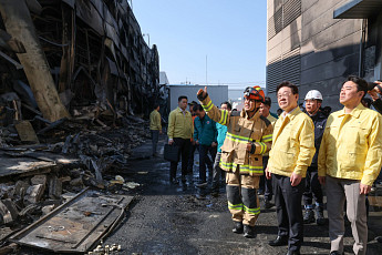 이 대통령, 대전 화재 현장 긴급 점검…“2차 사고 방지 총력” 당부