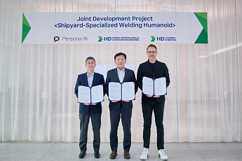 HD현대, ‘용접 휴머노이드 로봇’ 본격 실증 “스마트조선소 핵심 기반”