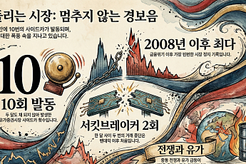 올해 코스피 ‘사이드카’ 10회 발동⋯2008년 금융위기 이후 최다