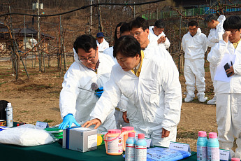 과수화상병 궤양 제거 막바지 점검…송미령 “예방수칙 준수해야”
