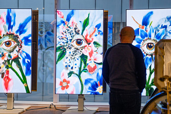 LG전자, 美 뉴욕 럭셔리 백화점 ‘쁘렝땅’서 올레드 TV 특별 전시