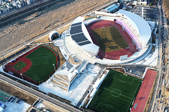 대보건설, 광주 G스타디움 공개⋯체전 주무대 준비 완료