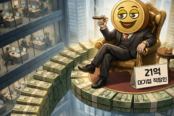 [AI 코인패밀리 만평] 숫자가 다른 게임