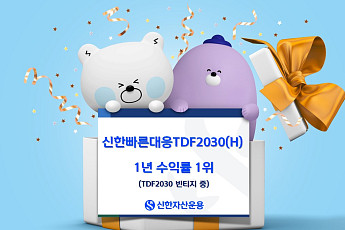 '신한빠른대응TDF2030(H)' 1년 수익률 22.22%…
