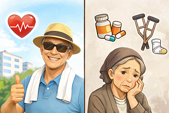 노인 건강 인식도 양극화, 상·하위 20% 격차 확대