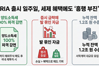 RIA 출시 일주일 '흥행 부진'…증시 하락에 발 묶인 서학개미