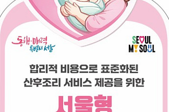 서울시, 전국 최초 '서울형 안심 산후조리원' 도입'…'2주에 250만원'