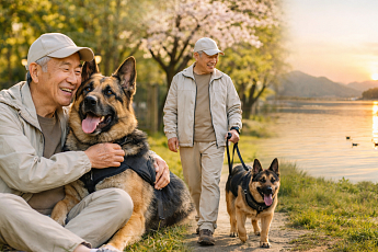 국가 위해 일한 은퇴견과 가족이 될 기회