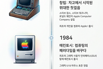 애플 50년의 궤적…다음 과제는 'AI 경쟁력' [인포그래픽]