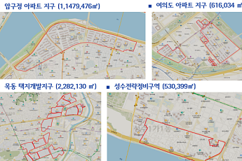압·여·목·성 주요 재건축·재개발 토허구역 1년 연장