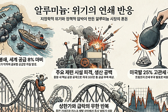롤러코스터 탄 알루미늄株⋯중동발 포화에 트럼프 관세까지