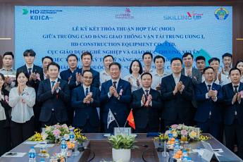 HD건설기계, 국제기능올림픽 베트남 국가대표 육성 지원