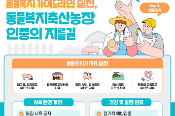 한육우·젖소도 동물복지 기준 세운다…농가 실천용 가이드라인 배포