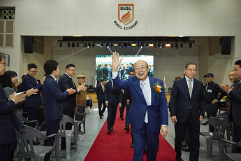 김승연 한화 회장, 북일고 50주년 기념⋯“국가 인재 양성 100년 미래 만들자”