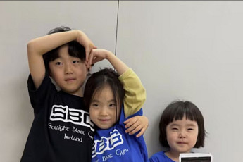 김동현, 세 아이와 공개한 넷째 임신 소식⋯