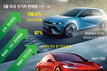 고유가 타고 국내 전기차 시장 ‘캐즘 돌파’…테슬라 주도 지각변동