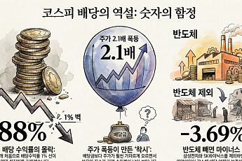 배당금 '역대 최대'인데 배당수익률은 '역대 최저'⋯‘반도체 쏠림’ 효과