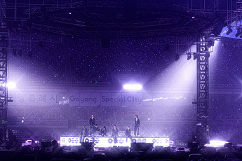 방탄소년단 고양콘 '우중 콘서트', 현장 모습은?