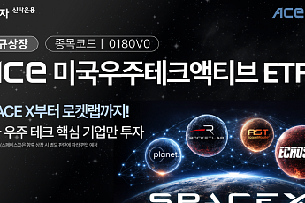 한투운용, ‘ACE 미국우주테크액티브 ETF’ 상장…민간 우주기업 투자