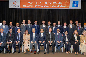 한화에어로스페이스, NATO 대사단 초청...미래 안보 비전 제시