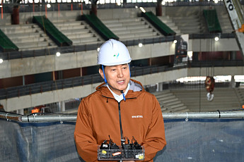 오세훈, 서울아레나 현장 점검⋯‘다시, 강북전성시대’ 거점사업 속도