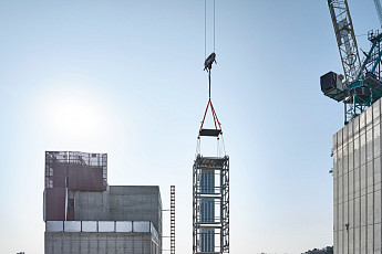 현대엘리베이터, 고층용 모듈러공법 세계 최초 상용화…‘이노블록’ 브랜드 출시