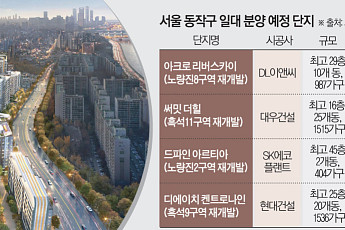 노량진뉴타운 첫 분양, 강남보다 비싸도 흥행⋯동작 일대 시너지 기대