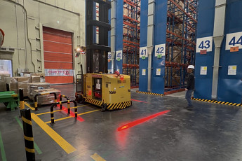 BAT 사천공장, AI 탑재 ‘스마트 지게차’ 도입