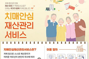 치매안심재산관리서비스, 내일부터 시범사업…내달 중순부터 체크카드 연계도