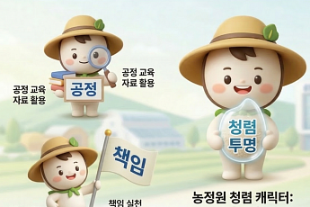 농정원 청렴 얼굴은 ‘가꿈이’…직원이 직접 뽑은 캐릭터 확정