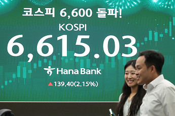 ‘파죽지세’ 코스피, 사상 최고치 6600선 돌파…‘7천피’ 넘본다