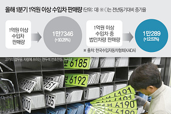 ‘부의 상징’ 억 소리나는 수입차 더 늘었다