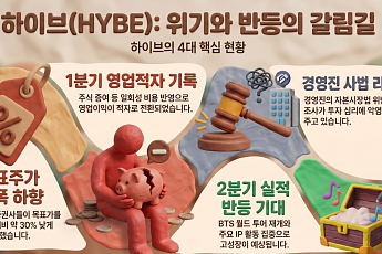 하이브, 목표가 50만원→35만원⋯외인ㆍ기관 순매도에 투심도 ‘급랭’