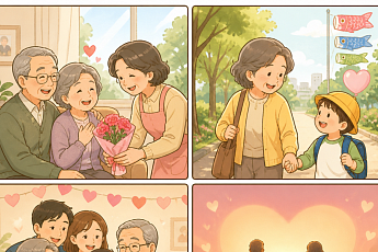 [만화로 보는 시니어 뉴스] 부모·손주 모두 챙기는 시니어의 5월