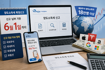 양도세 신고 안내 22만명 중 18만명이 해외주식…놓치면 가산세