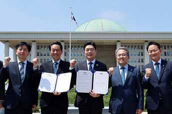 與 정원오·우상호, 정책 협약식…“서울-강원 상생”