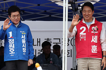 서울시장 선거 D-25…오세훈 vs 정원오 '용산·재건축' 전면전
