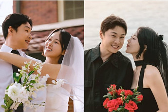 '나솔사계' 1호 부부 탄생⋯23기 옥순♥미스터 강 '웨딩화보' 공개