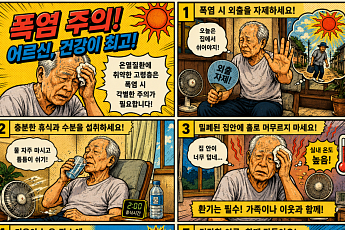 [만화로 보는 시니어 뉴스] 작년보다 덥다…고령층 온열질환 주의보