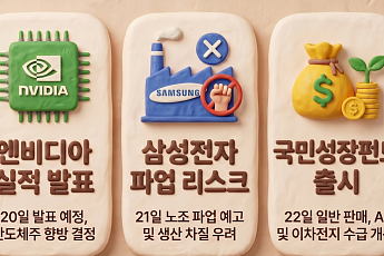 [주간증시전망] 다음 주 코스피 7200~8100⋯‘엔비디아·삼전 파업’이 분수령