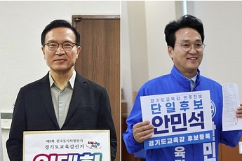 임태희 vs 안민석, 경기교육감 첫 주말 유세전 돌입…26일 SBS 토론서 진검승부