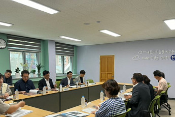 윤수봉 전북도의원, 완주한별고 노후시설 점검