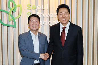 오세훈, 안철수 만나 외연확장⋯GTX 철근누락엔 “더 이상 의혹 제기할 게 없다”