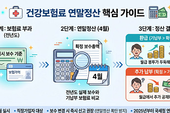 연말정산 건보료 2만원 넘으면 분할납부 허용…납부유예분은 12개월까지