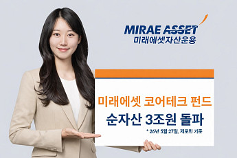 미래운용, 국내 주식형 최대 공모펀드 '미래에셋 코어테크' 순자산 3조 돌파