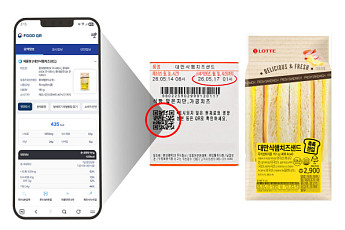 롯데웰푸드, 업계 최초 ‘안전소비형 푸드QR’ 도입